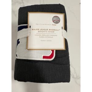 Pottery Barn Teen MLB Baseball Pillow Sham ⚾ Organic Cotton Sports Decor